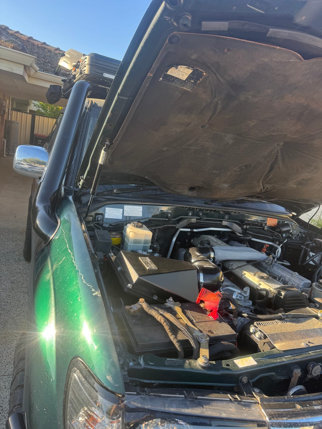 Customer photo review of Stainless Snorkel to suit Toyota 100/105 Series Landcruiser