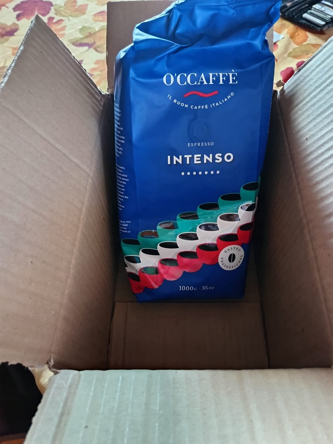Customer photo review of Occaffe Grano Intenso Professional 1kg
