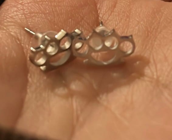 Customer photo review of Knockout Studs