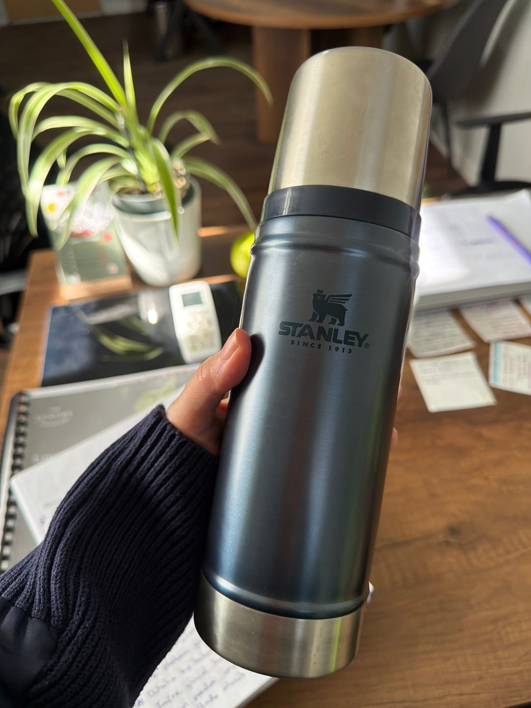 Customer photo review of Stanley Classic Legendary Bottle Lacivert 0.47 L
