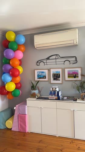 Customer photo review of Holden Commodore VU SS UTE Metal Wall Art Silhouette