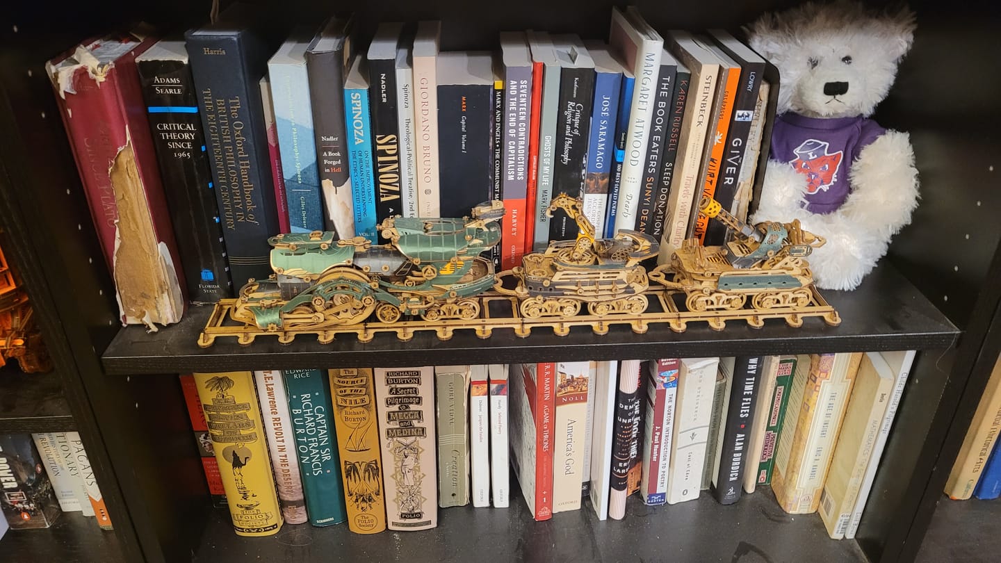 Customer photo review of Rokrgeek Fantasy Steampunk Train 3D Wooden Puzzle
