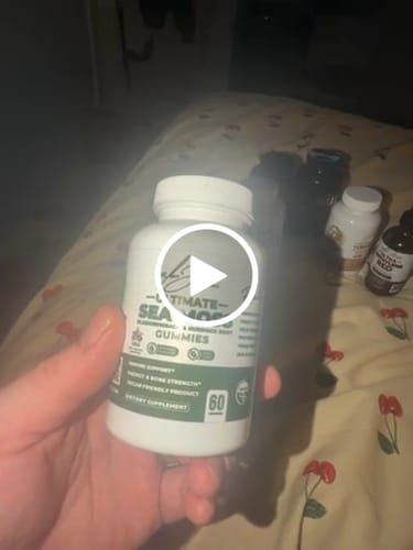 Customer video review of 🎁 Ultimate Seamoss Gummies With Bladderwrack & Burdock Root (100% off)