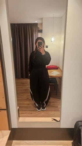Customer photo review of Pantalone tuta Adileo - nero