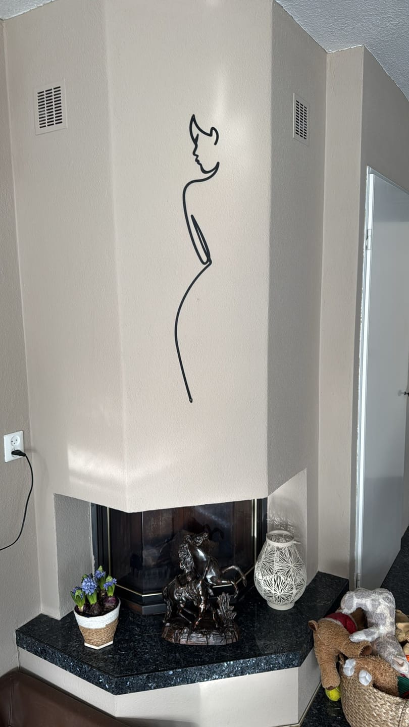Customer photo review of Décoration Murale en Métal - Élégance minimaliste