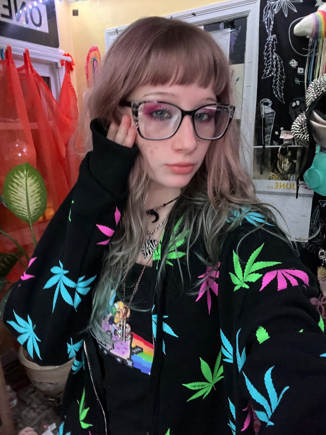 Customer photo review of Blaze It Hoodie