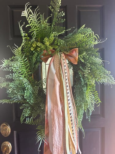Customer photo review of Luxe Collection-Easter Grace Wreath Ribbon