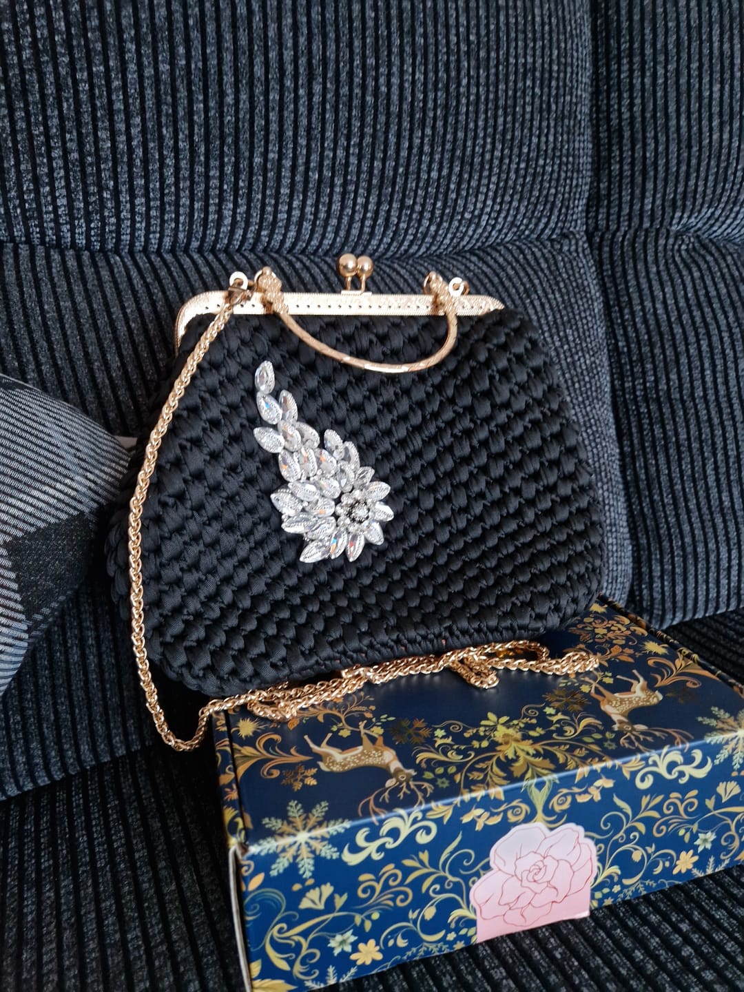 Customer photo review of CrochetPark™ Lotus Handbag DIY KIT