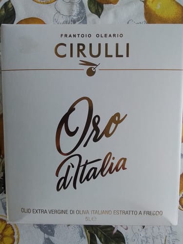 Customer photo review of Bag in box di olio extravergine di oliva • 5 Litri