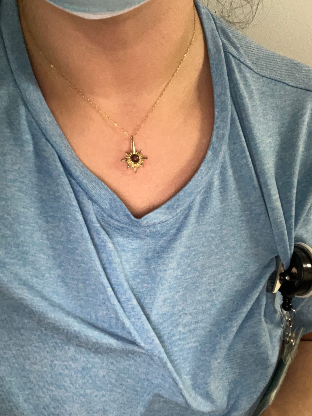 Customer photo review of Protect Photo Necklace