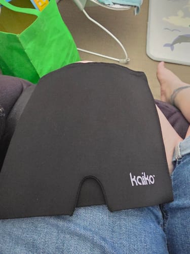 Customer photo review of Block Out Cooling Head Mask – a cool ‘hug’ for your head