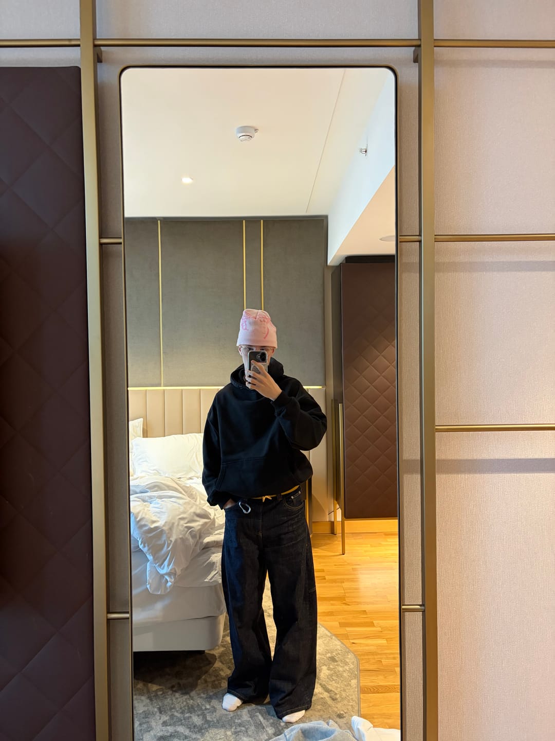 Customer photo review of Raw Denim Jeans Blue