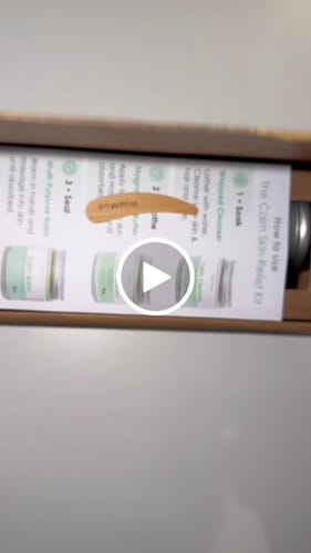 Customer video review of Calm Skin-Relief Kit