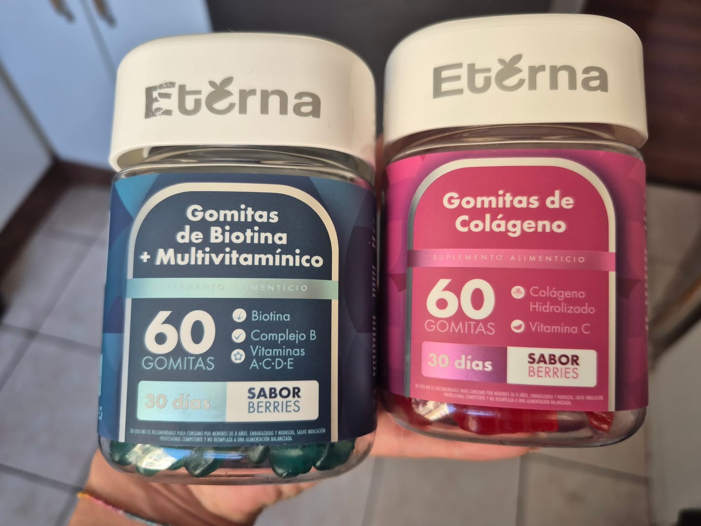 Customer photo review of Pack Biotina + Colágeno
