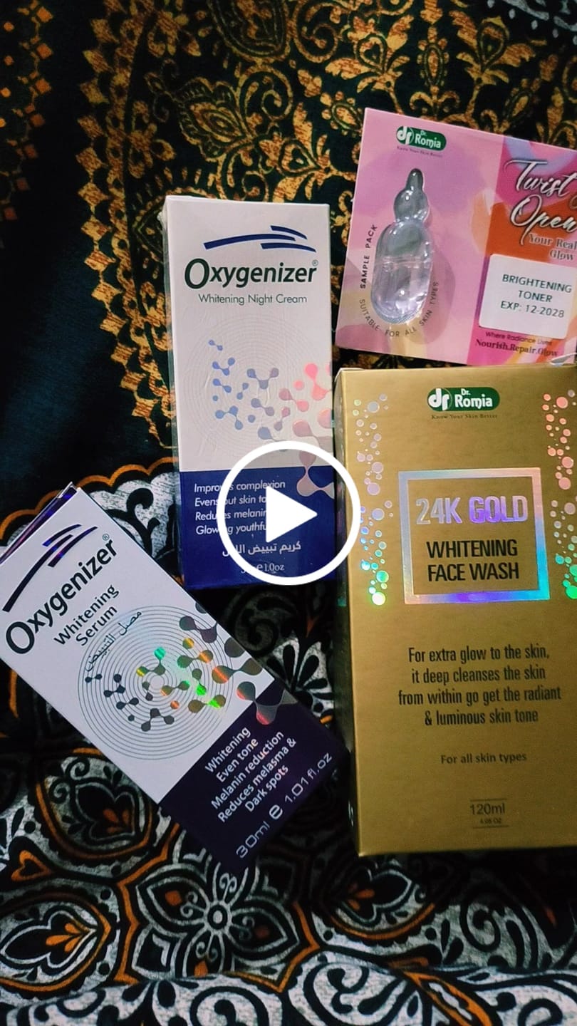 Customer video review of Special whitening bundle – Whitening Cream & Brightening Products