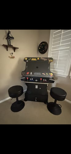 Customer photo review of AB VIDEO ARCADES Black Riser For 3505 Lift Up Machine  26.5 Inch Screen