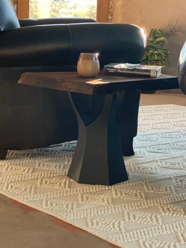 Customer photo review of Coffee Table Base 106S Namu 16.1" H Modern Furniture for Round Table Top