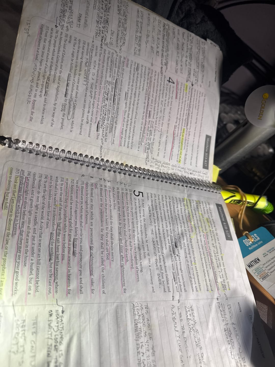 Customer photo review of Spiral Bible™ - NLT - Ultimate Study Bundle (Hardcover)