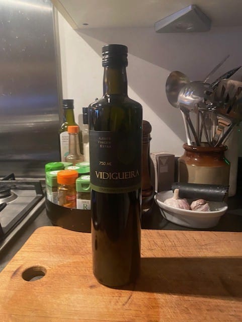 Customer photo review of Vidigueira Extra Virgin Olive Oil 750ml, 3 bottles
