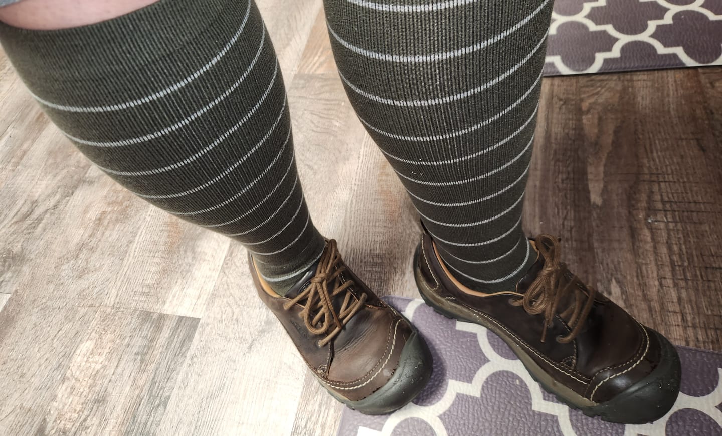Customer photo review of Everstride™ Bamboo Compression Socks