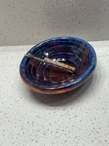 Customer photo review of Copper Dripped Blessing Bowl