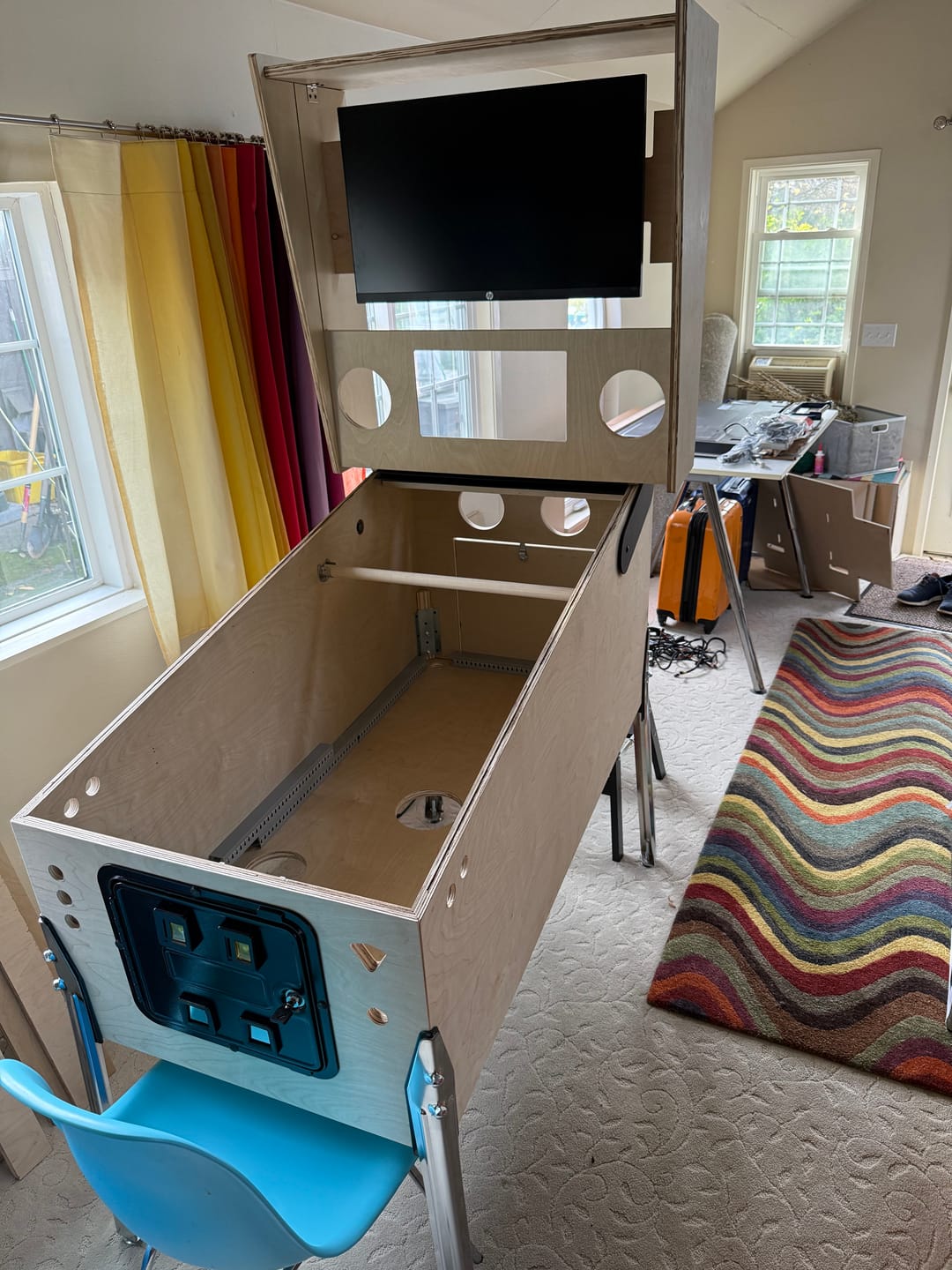 Customer photo review of Widebody Virtual Pinball Cabinet -Flat Pack- Williams Pinball Company WPC style