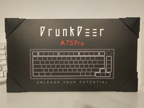 Customer photo review of DrunkDeer A75 Pro - Wired Actuation Distance Adjustable HE Magnetic Switch Keyboard
