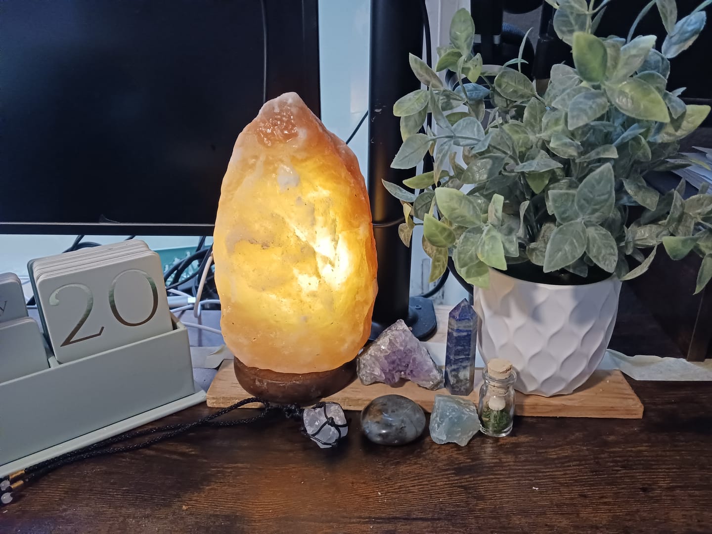 Customer photo review of Himalayan Salt Lamp