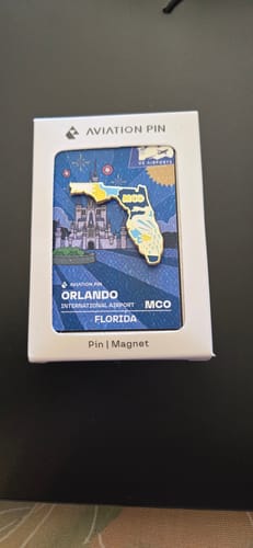 Customer photo review of MCO Airport Pin – Orlando International Airport, Florida