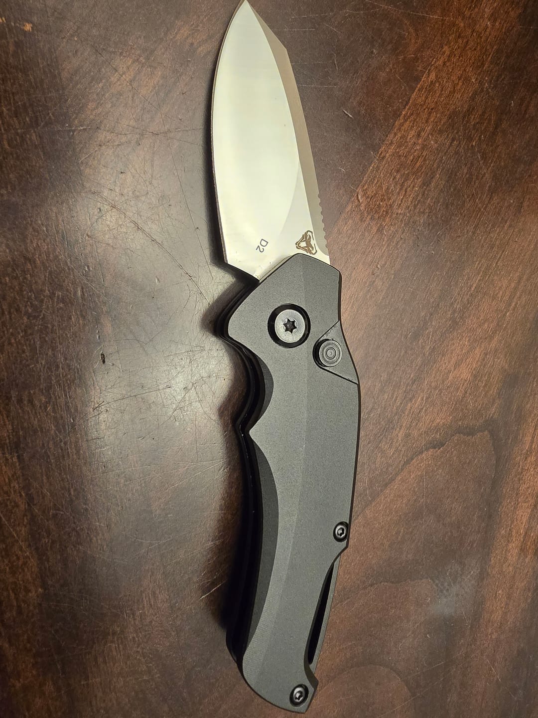 Customer photo review of The Grunt Automatic Switchblade Knife