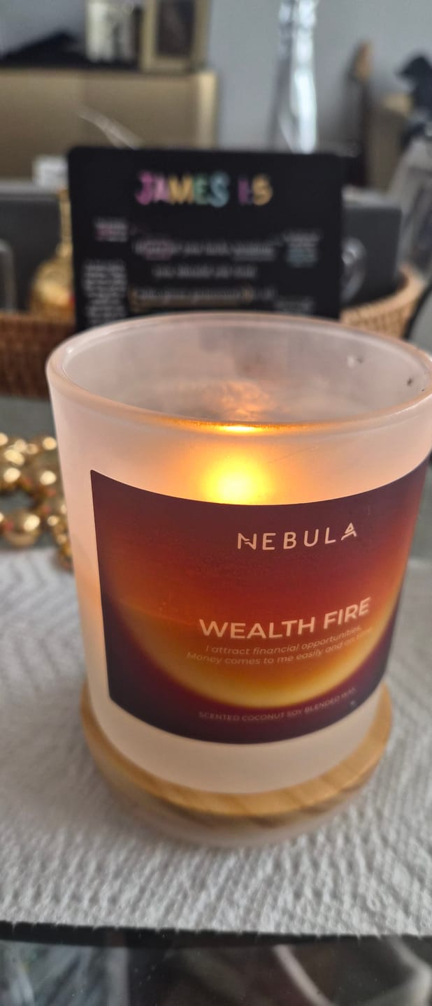 Customer photo review of Wealth Fire Candle