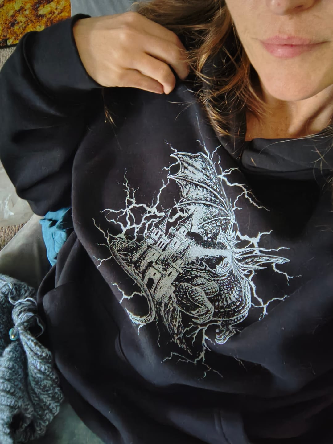 Customer photo review of Dragon Hoodie