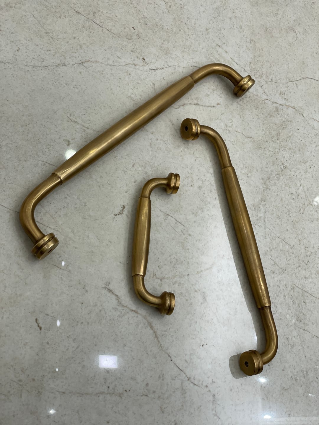 Customer photo review of Classic Cabinet Pulls - Antique Brass