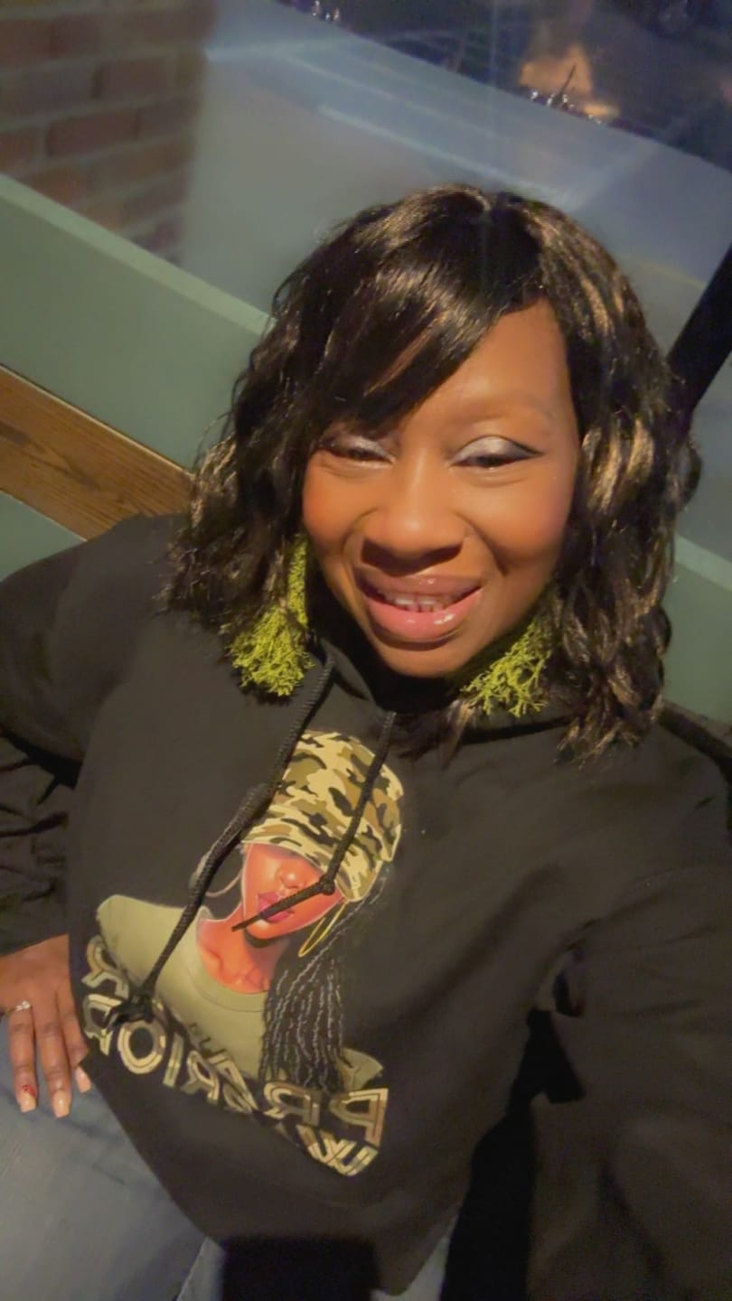 Customer photo review of Camo Prayer Warrior Hoodie