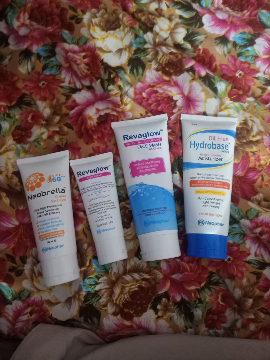 Customer photo review of Revaglow Instant Skin Lightening Face Wash