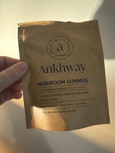 Customer photo review of Mushroom Gummies