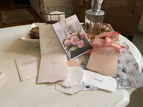 Customer photo review of free gift with first order