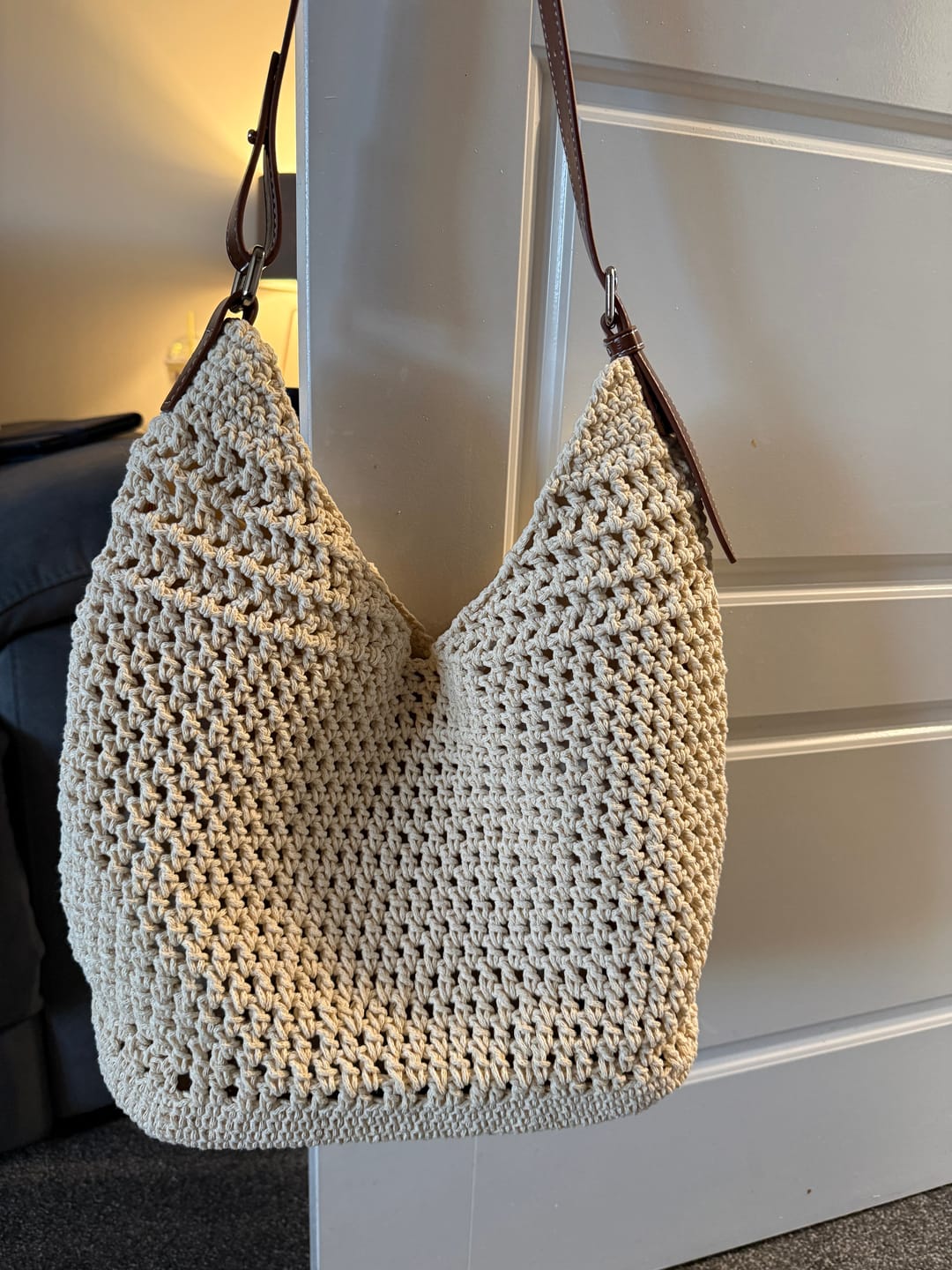 Customer photo review of CrochetPark™ Haven Hobo crochet kit