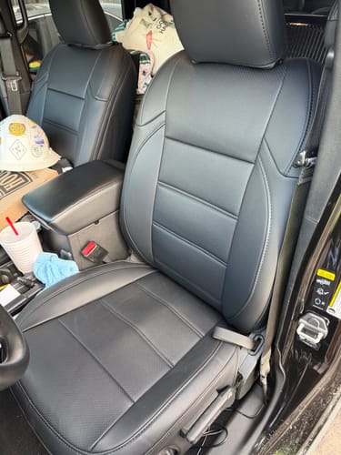 Customer photo review of Premium Custom-Fit Seat Covers