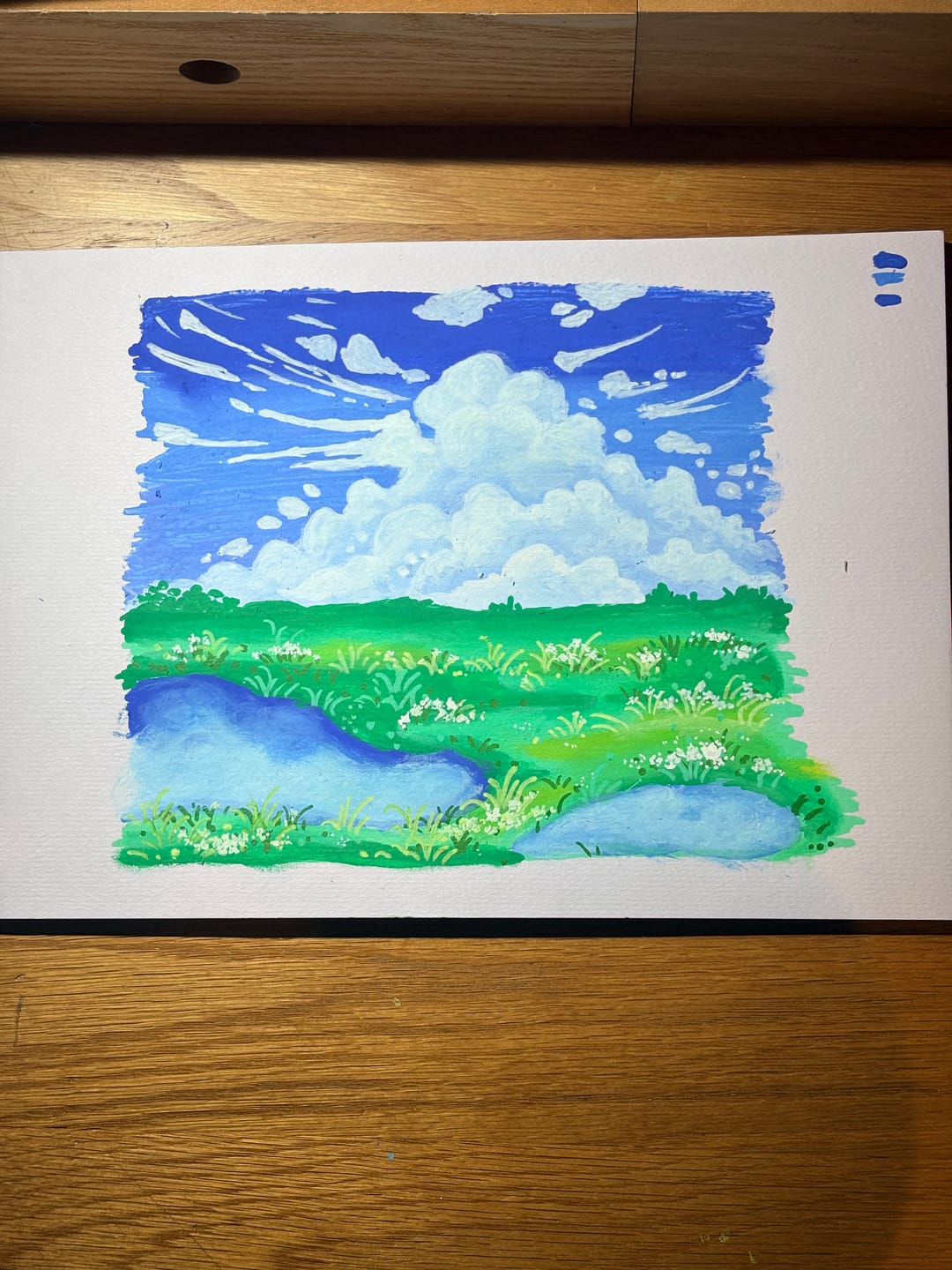 Customer photo review of Ohuhu Dual Nib Waterproof Acrylic Pen 30 / 60 / 90 Colors - Kakaako