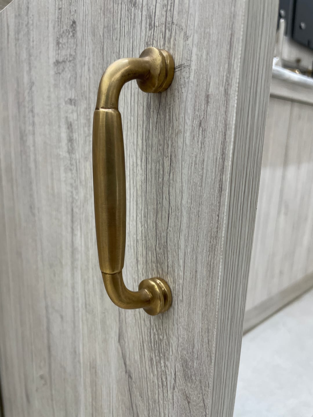 Customer photo review of Classic Cabinet Pulls - Antique Brass