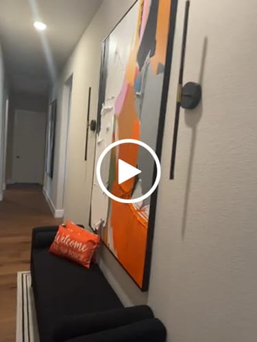 Customer review photo for Colorful Painting #CA043
