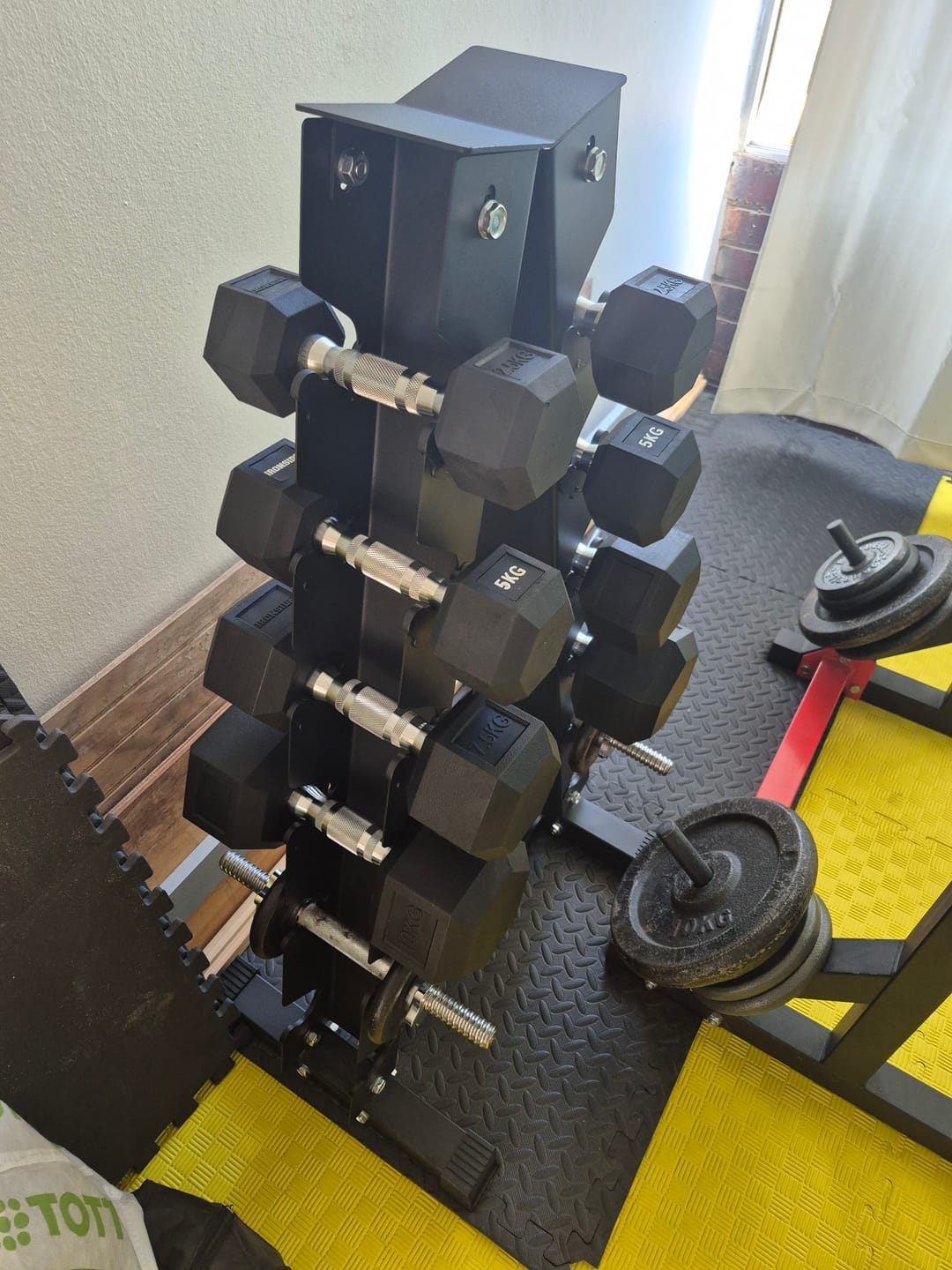 Customer photo review of Mancuerna Hexagonal (2.5 a 50 kg) IRONSIDE