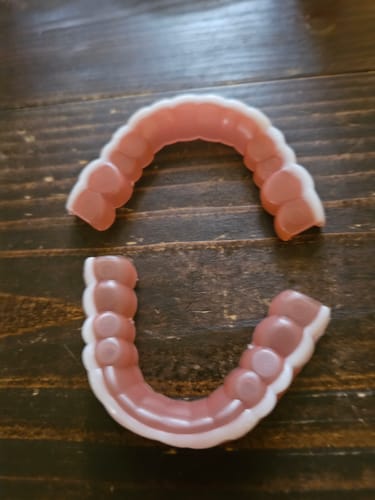 Customer photo review of 🦷  Fit Full Functional DenturesMake you more confident-Made in the USA & FDA-Certified