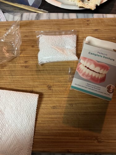 Customer photo review of 🦷  Fit Full Functional DenturesMake you more confident-Made in the USA & FDA-Certified