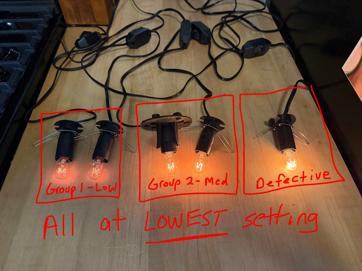 Customer photo review of [ORIGINAL] Replacement Dimmer Cord/Wire For All Salt Lamps