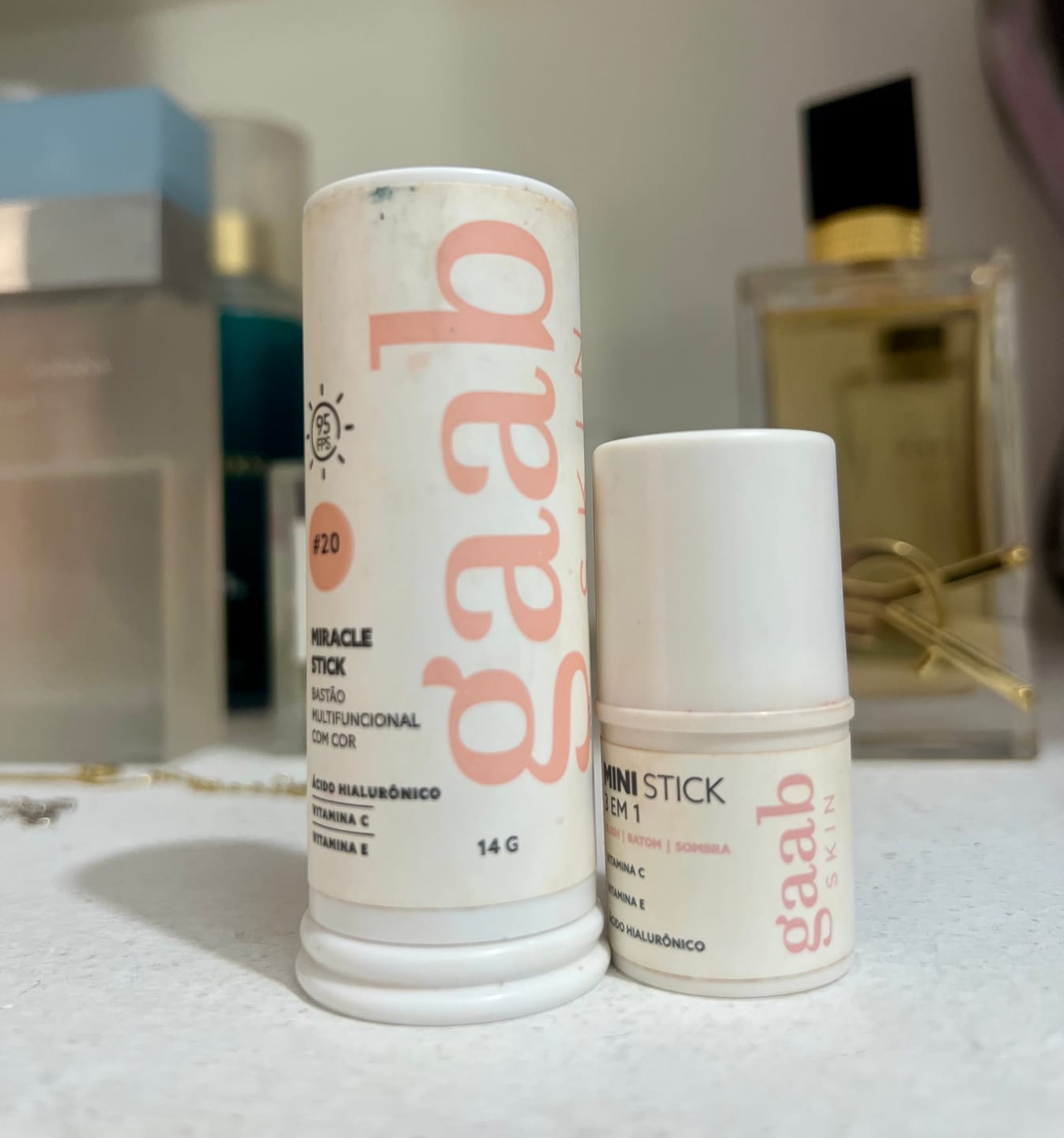 Customer photo review of Combo Bastão & Mini