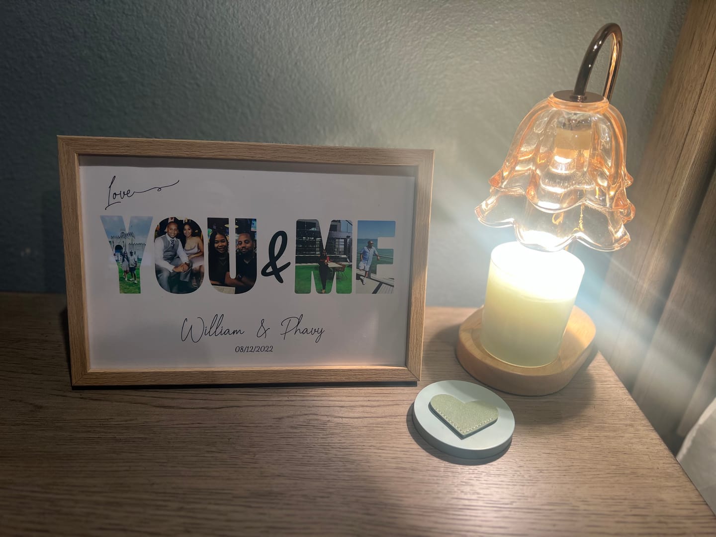 Customer photo review of You & Me - Personalized Poster
