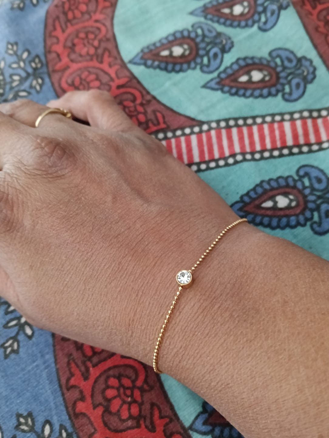 Customer photo review of Solitary Spark Bracelet