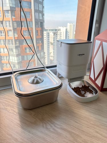 Customer photo review of Kedi Su Pınarı | 3 Lt, Çelik, Akıllı, Ultra Sessiz, Mobil Kontrol Destekli, Kedi Çeşmesi (X8651)